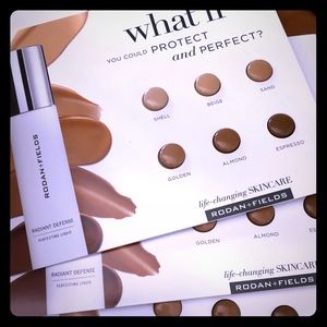 R+F Radiant Defense Makeup Samples (8 total)